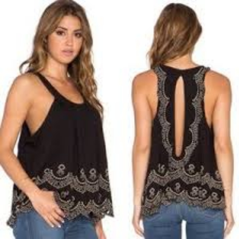 Free People toosaloosa slub attina tank